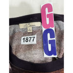 Womans Les Serein Long Sleeve Purple Orange Pullover Casual Sweater Large Photo 2