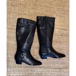 Selby ComfortFlex Brown Leather Riding Boots Low Heel Women’s 7M Brazil Size 7 Photo 1