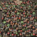 Women’s Christmas scrub top Gray Size M Photo 0