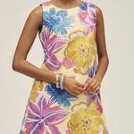 Trifari Farm Rio Floral Sleeveless Quilted Shift Mini Dress, Size XXL Photo 0