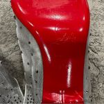 Christian Louboutin Degragrinzbar Derby Crystal Stud Loafers 37 1/2 Photo 3