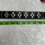 Y2K Crystal Embellished Black Belt western crosses studded motorcycle cowgirl Photo 7