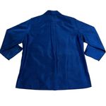 Vintage Da Rue Womens Shirt Jacket Button Down Blue Collared Size 16 Photo 5