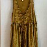 Free People  Brooke Cotton Tunic Top XS White Boho Babydoll Scoop Neck Photo 3