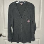 Victoria's Secret Victoria’s Secret Pajamas Sz XL Long Shirt Pants Set Gray And Pink Photo 1
