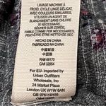 Free People  Gray Floral Long Sleeve Shirt Dress Photo 6