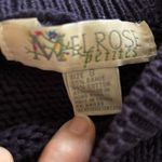VTG 90’s Melrose Floral Over Sized Sweater Sz SP Cottagecore Peasant Y2K Grunge Purple Photo 4