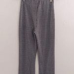 Urban Outfitters  Houndstooth Gingham Printed Kick Flare Pants Black and White Photo 3