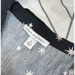 Free Assembly Belted Tiered Dress Pockets Long Sleeve Star Print Black Small Photo 8