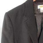 Talbots  14 Black Wool Dress Blazer Plus Funeral Photo 5