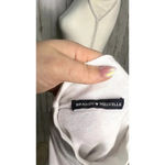 Brandy Melville Women's White Mock Neck 3/4 Sleeve Ribbed Crop Top One Size Photo 5