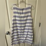 BeachLunchLounge Alina Stripe Linen & Cotton Shift Dress Womens medium Photo 4
