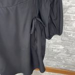 Exlura  Square Neck Black Mini Dress Photo 1