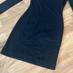 NWOT Mugler black laser cut cutout bodycon dress Size XS Photo 4