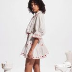 Alemais HEARTS EMBROIDERED MINI DRESS Red Size 2 Photo 7