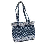 Vera Bradley  Retired‎ Nantucket Navy Get Carried Away Shoulder Tote Photo 3