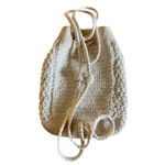 Xhilaration  Cream Crochet Backpack Purse – Boho Festival Bag Photo 2
