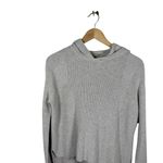 Athleta  Women’s Rest Day Silk Blend Knit Hoodie in Dove Grey Size XS Photo 2