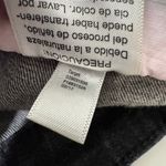 Isabel Maternity Inset Panel Jegging Distressed Raw Hem in Black Wash Size 2 Photo 5