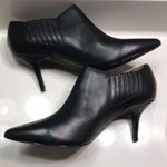Tahari  Women’s Mario Black Soft Leather Stiletto Heel Ankle Booties Photo 4