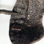 JANUS Hair Clip Vintage Rhinestone Bronze Crystal Flower Claw Clip Rhinestone Brown Photo 8