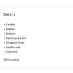 Vince braided leather “Quenelle” slingback heeled strappy sandals in “dune” tan Photo 12