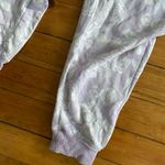 LC Lauren Conrad Pajama Top and Banded Bottoms Sleep set large purple floral Photo 2