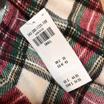 Hollister Red Green Tartan Holiday Plaid Mini Skirt SZ S Christmas Xmas Wool Photo 9