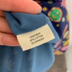 Celia B Atlas Dress Midi Navy Multi Womens New Size Medium Summer Belted Blue Photo 16