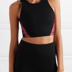 All Access Black & Red Stripe Sports Bra Photo 0