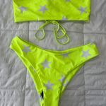Boutique Neon Star Bandeau Bikini New Photo 0