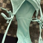 Hollister Baby Aqua Blue Size Large Tie Bikini Bottom Swimming Suit Photo 3