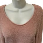 Abercrombie & Fitch Soft Collection Dusty Pink Balloon Sleeve Cozy Sweater S Photo 3