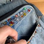 Vintage Retro Disney Mickey Mouse Denim Mini Backpack Handmade Blue Photo 6