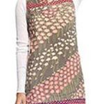 Free People  Pretty Young Thing Patchwork Shift Lined Dress Size 4 Photo 10