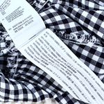 Hollister  Gingham Ruffle Romper - Black/White - S Photo 13