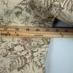 J.Jill Blazer Jacket Women L Petite Beige Floral Button Photo 7