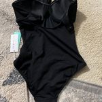 Seafolly NWT  black one piece swimsuit 8 Photo 7
