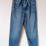 Hollister Light Wash Ultra High Rise Mom Jean Paper Bag Waist Size 27 Photo 1