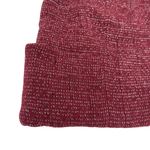 Juncture Womens Knit Hat Beanie New Red Metallic Silver Photo 1