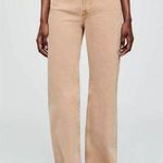 RE/DONE  Womens Khaki 90s High Rise Loose Fit Denim, Size 31 Photo 0