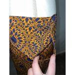 100% Silk Skirt w/ Pockets by Mooiloop sz 38|8 Blue Photo 1