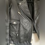 Theory Leather Adashi Moto Jacket Photo 8
