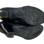 Sofft Misty Black Leather Horse Hair Stacked Chunky Heel Women’s Size 10 Photo 1