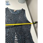 Parker Beaded Geometric Sheer Sleeveless Tank Top Womens Small Photo 4