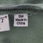 Mighty fine Green Distressed Blame It On My Zodiac Cropped Tee Size Small Photo 7