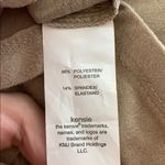 Kensie  Faux Suede Asymmetric Tan Skirt Photo 3