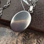 Handmade  Light Pink Cameo Necklace Stainless Steel Chain 18” Vintage Styl Photo 3