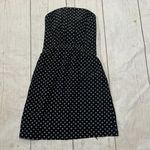 Club Monaco  black strapless black knot nwt black patterned dress Photo 1