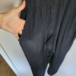 Amanda Uprichard  silk black jumpsuit Photo 2